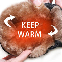 Comfortable Plush Fur Men Ankle Boots