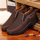Comfortable Plush Fur Men Ankle Boots