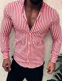 Men's Clothing - Hot Sale Men's Casual Striped Shirt