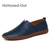 Shoes - Fashion Handmade Leather Mens Slip On Loafers