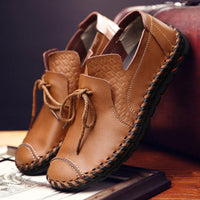 Shoes - Men's Soft Genuine Leather Casual Shoes
