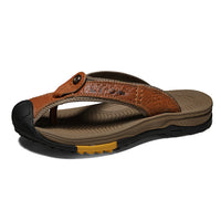 Cow Leather Men Sandals Slippers