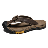 Cow Leather Men Sandals Slippers
