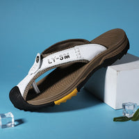 Cow Leather Men Sandals Slippers
