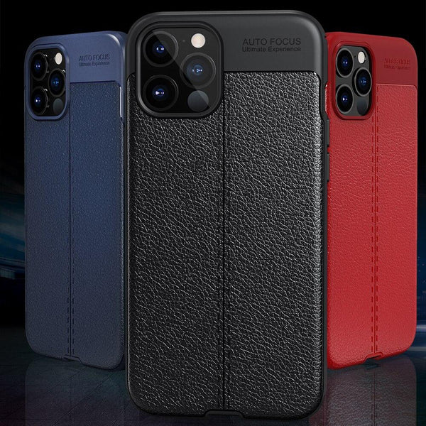 Luxury Litchi Leather Texture TPU Cover for iPhone 12/Pro/Pro max/12 mini