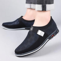 Big Size Men Casual Breathable Slip on Driving Shoes