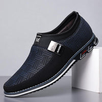 Big Size Men Casual Breathable Slip on Driving Shoes