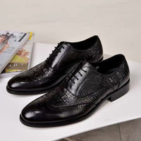 Men Brock Oxford Retro Dress Shoes