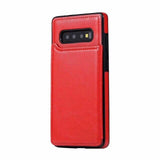 Luxury Shockproof Armor Leather Wallet Magnet Flip Case For Samsung S20 S20 Ultra Note 20 Note 20 Ultra Note 10 S10 plus S10 lite S10 Note 9 8 S9 S8 Plus