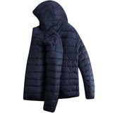 Winter Men Light Weight Duck Down Cotton Parka Coat