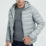 Winter Men Light Weight Duck Down Cotton Parka Coat