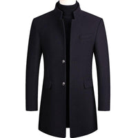 Winter Fashion Men Woolen Jacket Coat