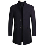 Winter Fashion Men Woolen Jacket Coat