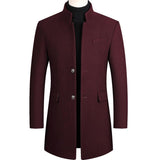 Winter Fashion Men Woolen Jacket Coat