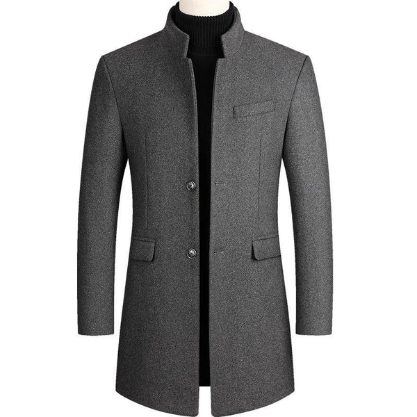 Winter Fashion Men Woolen Jacket Coat