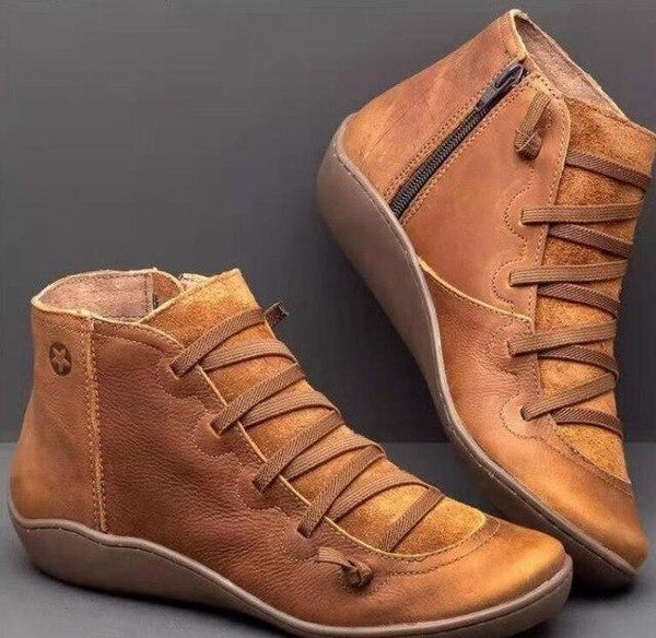Shoes -  Ladies Comfortable Genuine leather Ankle Boots