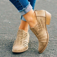 Summer Cute Comfortable Women Leather Booties