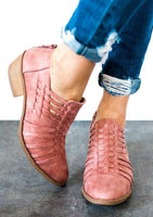 Summer Cute Comfortable Women Leather Booties