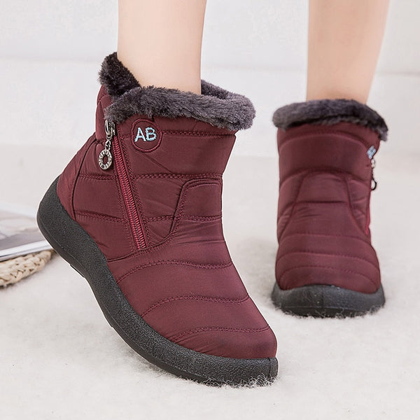 Women Boots Snow Boots Casual Waterproof Lightweight Ankle Warm Winter Boots