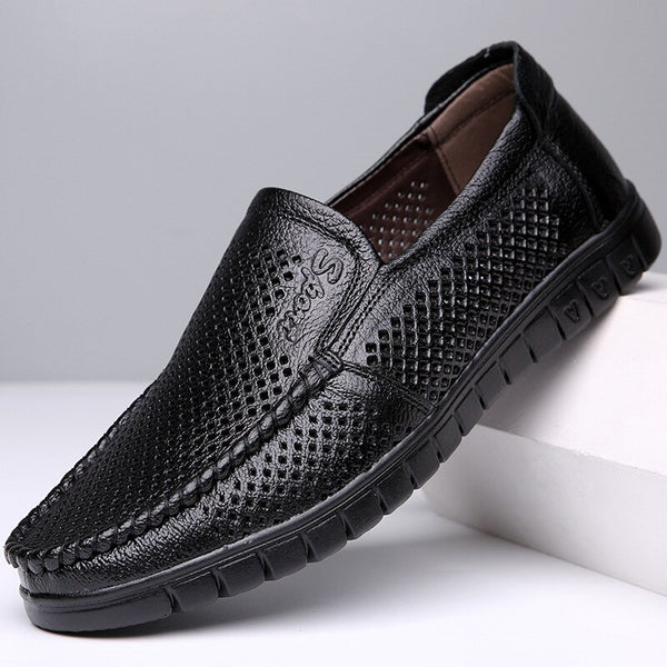 Summer Formal Breathable Hollow Business Dress Shoes