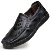 Summer Formal Breathable Hollow Business Dress Shoes