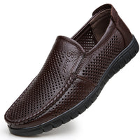 Summer Formal Breathable Hollow Business Dress Shoes