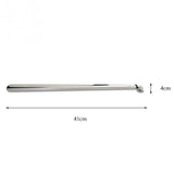 Home Stainless Steel Shoe Horn  Long Handle Shoes Lifter Pull Shoehorn
