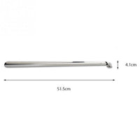 Home Stainless Steel Shoe Horn  Long Handle Shoes Lifter Pull Shoehorn