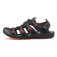 Summer Beach Hiking Trekking Flat Comfortable Male Leather Sandals