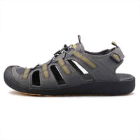 Summer Beach Hiking Trekking Flat Comfortable Male Leather Sandals