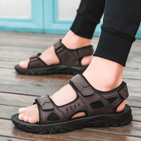 Outdoor Men's Genuine Leather Sandals