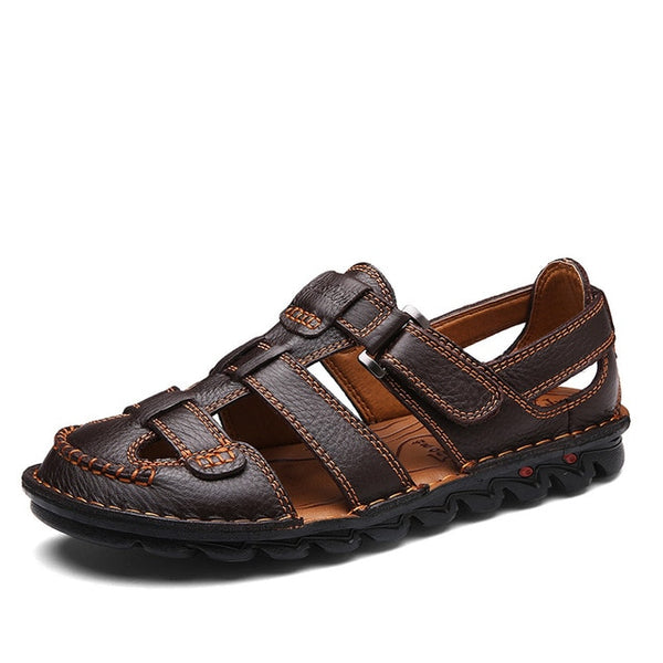 Outdoor Handmade Comfortable Classic High quality Cow Leather Sandals