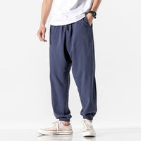 Casual Harem Pants Men Trouser Summer Cool Pants