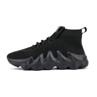 Casual Soft Breathable Mesh Jogging Flat Training Running Sport Sock Sneakers