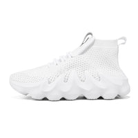 Casual Soft Breathable Mesh Jogging Flat Training Running Sport Sock Sneakers
