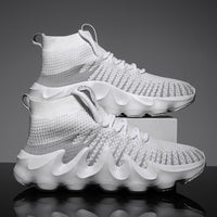 Casual Soft Breathable Mesh Jogging Flat Training Running Sport Sock Sneakers