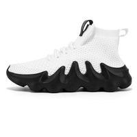 Casual Soft Breathable Mesh Jogging Flat Training Running Sport Sock Sneakers