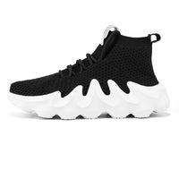 Casual Soft Breathable Mesh Jogging Flat Training Running Sport Sock Sneakers