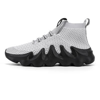 Casual Soft Breathable Mesh Jogging Flat Training Running Sport Sock Sneakers
