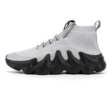 Casual Soft Breathable Mesh Jogging Flat Training Running Sport Sock Sneakers