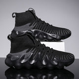 Casual Soft Breathable Mesh Jogging Flat Training Running Sport Sock Sneakers
