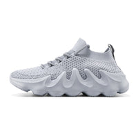 Casual Soft Breathable Mesh Jogging Flat Training Running Sport Sock Sneakers