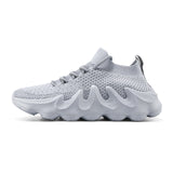 Casual Soft Breathable Mesh Jogging Flat Training Running Sport Sock Sneakers