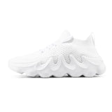 Casual Soft Breathable Mesh Jogging Flat Training Running Sport Sock Sneakers