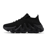 Casual Soft Breathable Mesh Jogging Flat Training Running Sport Sock Sneakers