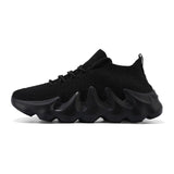 Casual Soft Breathable Mesh Jogging Flat Training Running Sport Sock Sneakers