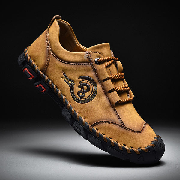 Classic Comfortable Men Quality Split Leather Shoes Plus Size