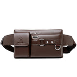 Waist Packs Fanny Bags Solid Color Multipurpose PU Leather Chest Bag Fashion Crossbody Bags shoulder bag
